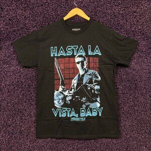 Terminator 2 Judgement Day Hasta La Vista Movie T-Shirt M